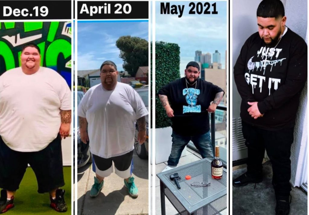 A man who weighed 40 stone and thought he would die before 30 has lost 25 stone without jabs or surgery - after years of £45-a-day takeaways.