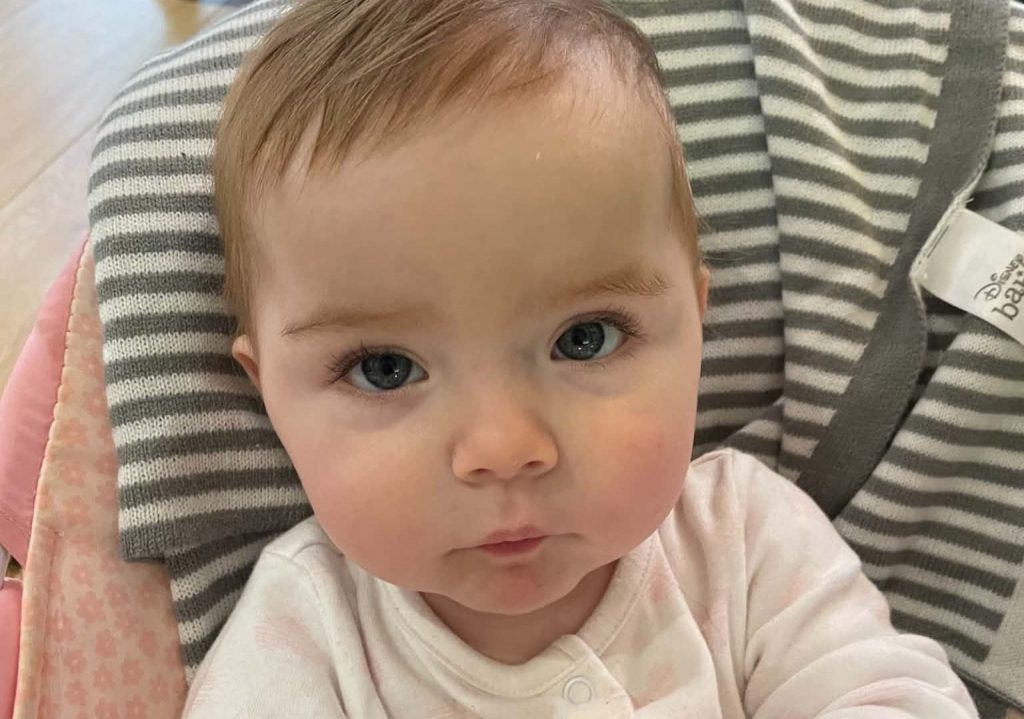 A mum is considering freezing her daughter's eggs after the little girl started puberty at just 10 months old and now needs injections every four weeks.