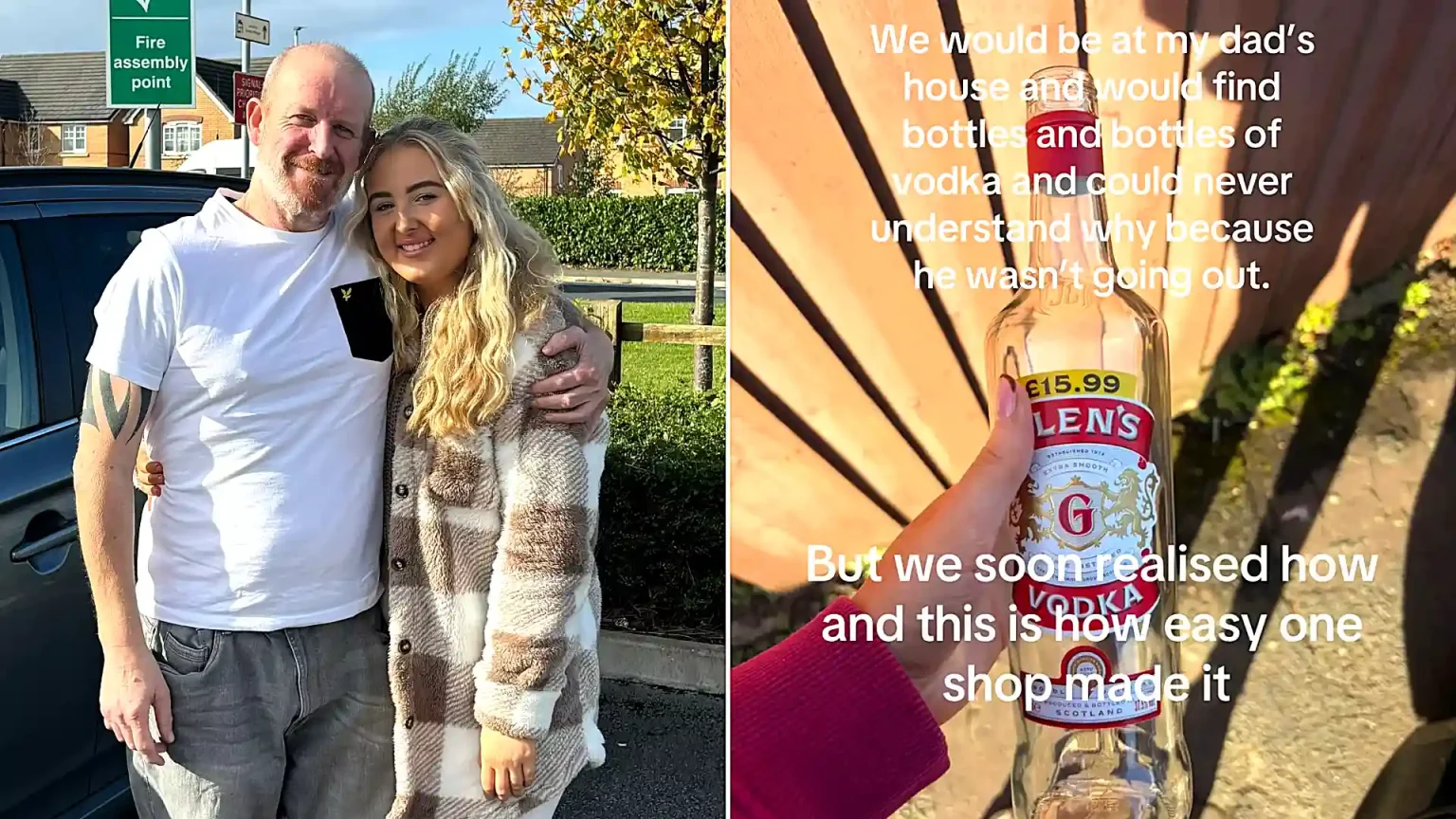Grieving daughter wants booze banned from delivery apps after her alcoholic dad ordered vodka to his door daily for eight months - before dying aged 52.