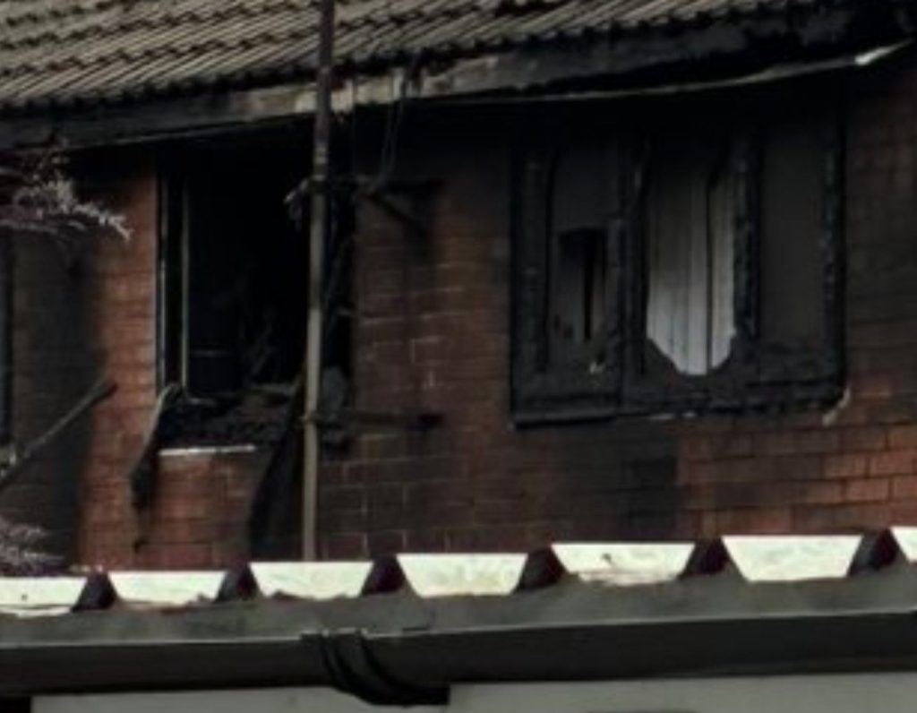 A dad-of-two has died after leaping from his bedroom window to escape a devastating house fire in Dukinfield, as friends now raise funds to return his body to Poland.