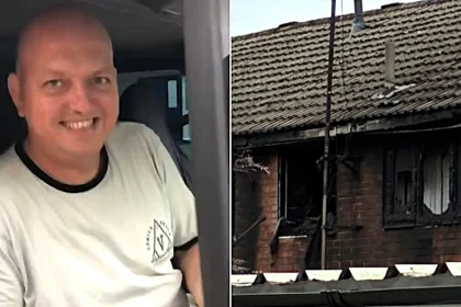 A dad-of-two has died after leaping from his bedroom window to escape a devastating house fire in Dukinfield, as friends now raise funds to return his body to Poland.