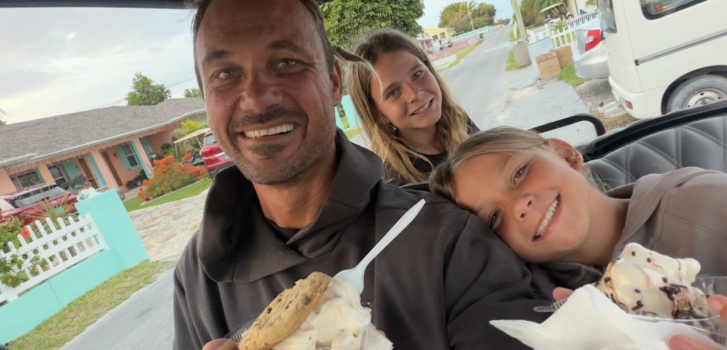 A family-of-five with no sailing experience who swapped life on land for a sailboat have been slammed online after sharing terrifying footage of their first proper storm.