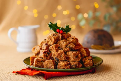 Can't wait for Christmas pudding? Roly's Fudge is bringing back its festive fudge packed with brandy, stout, spices and dried fruit, made in batches of just 100 portions.