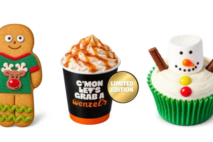 Christmas dinner hits the meal deal as Wenzel’s launches a £5.95 Pigs in Blanket Hot Baguette, plus a festive new Almond Mince Pie and Gingerbread Latte from 5th November.