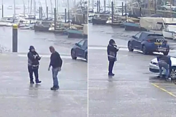 A furious driver has been ordered to pay more than £2,200 after throwing a parking ticket at an enforcement officer. Stephen Lang was caught on camera confronting the.