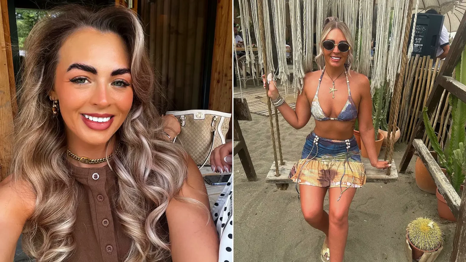 British woman Denby McLaren, 30, may be left paralysed after falling from a third-floor hotel balcony in Greece. The cabin crew worker needs a £28,000 air ambulance to get home.