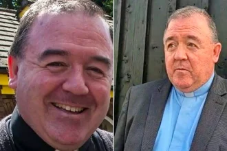 Catholic priest Edward Gallagher pleads guilty to 109 sex offences against children after confrontation by paedophile hunters outside a hotel in Derry.
