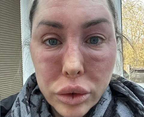Ex on the Beach star warns of topical steroid withdrawal after spending £380k on cosmetic surgery left her severely disfigured and bedbound for weeks at a time.