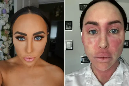 Ex on the Beach star warns of topical steroid withdrawal after spending £380k on cosmetic surgery left her severely disfigured and bedbound for weeks at a time.
