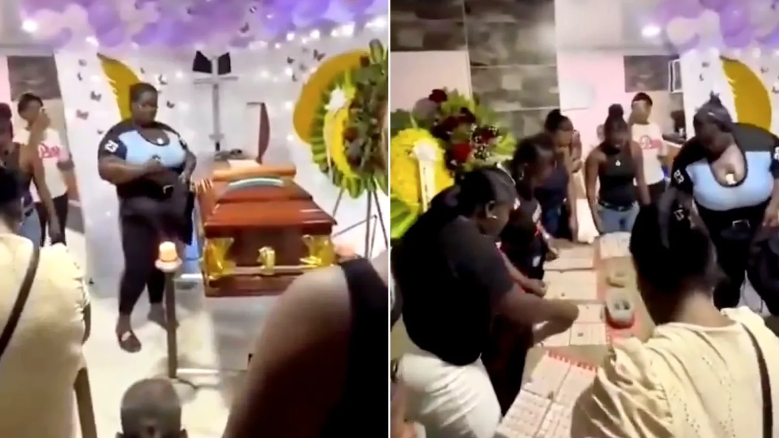Family plays final game of bingo on dead relative's coffin at wake in Colombia, sparking debate over grief traditions and cultural customs in Afro-Colombian communities.