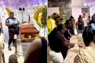 Family plays final game of bingo on dead relative's coffin at wake in Colombia, sparking debate over grief traditions and cultural customs in Afro-Colombian communities.