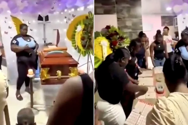 Family plays final game of bingo on dead relative's coffin at wake in Colombia, sparking debate over grief traditions and cultural customs in Afro-Colombian communities.