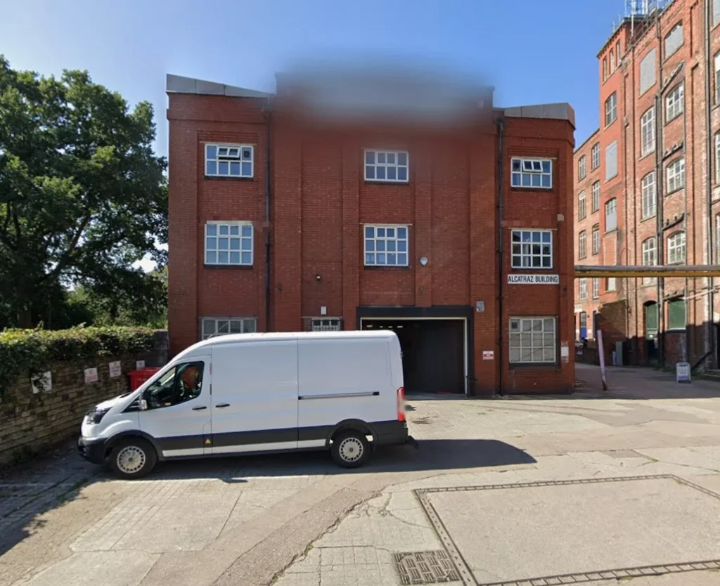 A fuming Brit had to use a forklift to move a car after the driver parked it right in front of his shop. Luke Thurling could not believe his eyes when he turned up to.