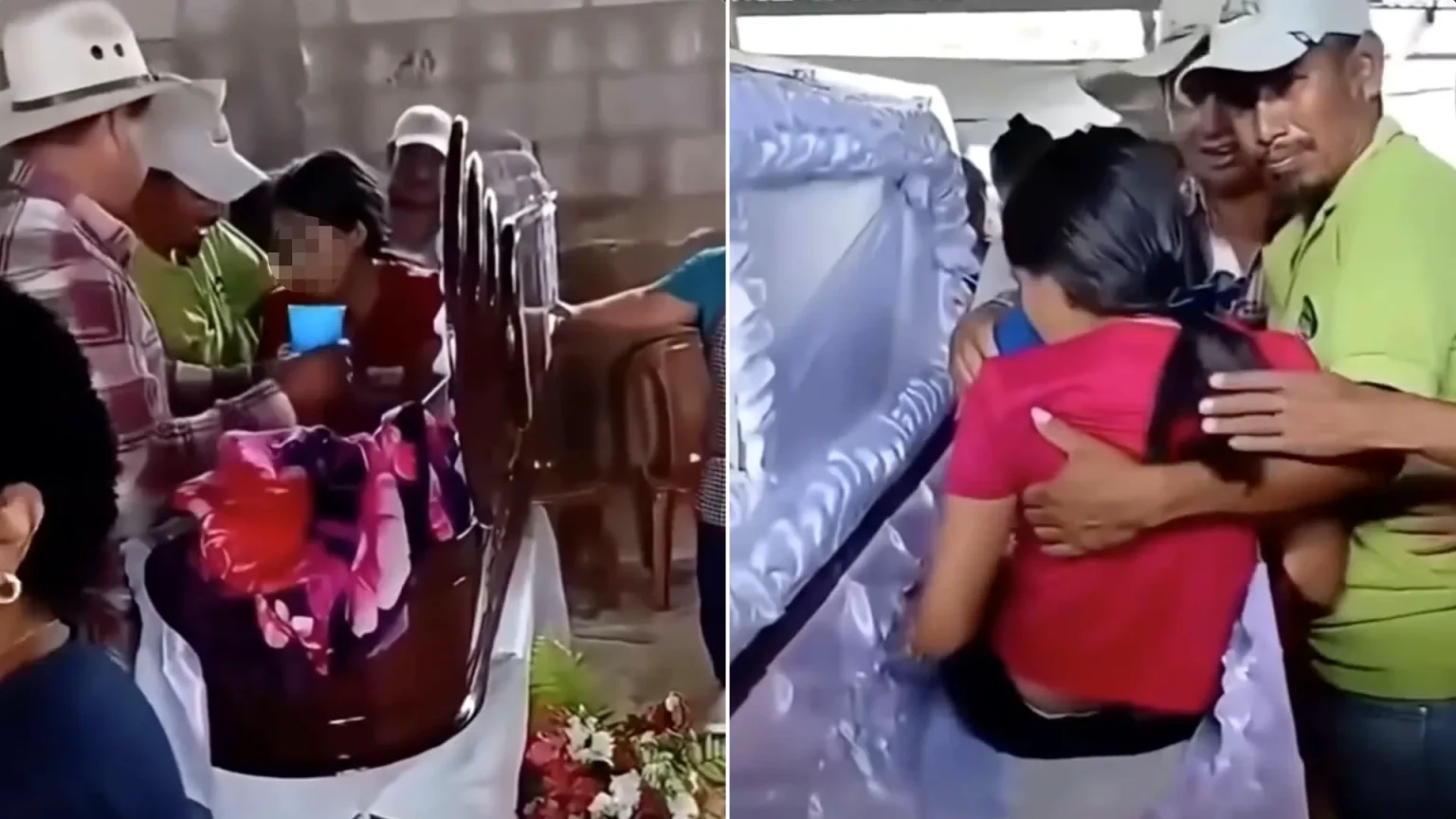 Girl, 15, found alive in coffin eight hours after being declared dead by her father in Guatemala. The schoolgirl regained consciousness during her wake - a miracle.