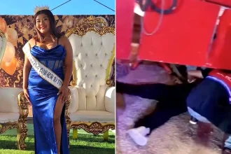 A teenager has died after falling from a fairground ride during a festival. Gabriela Rodríguez Tezoco, 18, came free from her seat as the ride, known as The Pendulum.