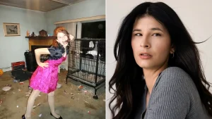 Woman reveals horrifying childhood in house with 70+ animals, suffering flea bites, filth and years of bullying. Now she advocates for children of hoarders.