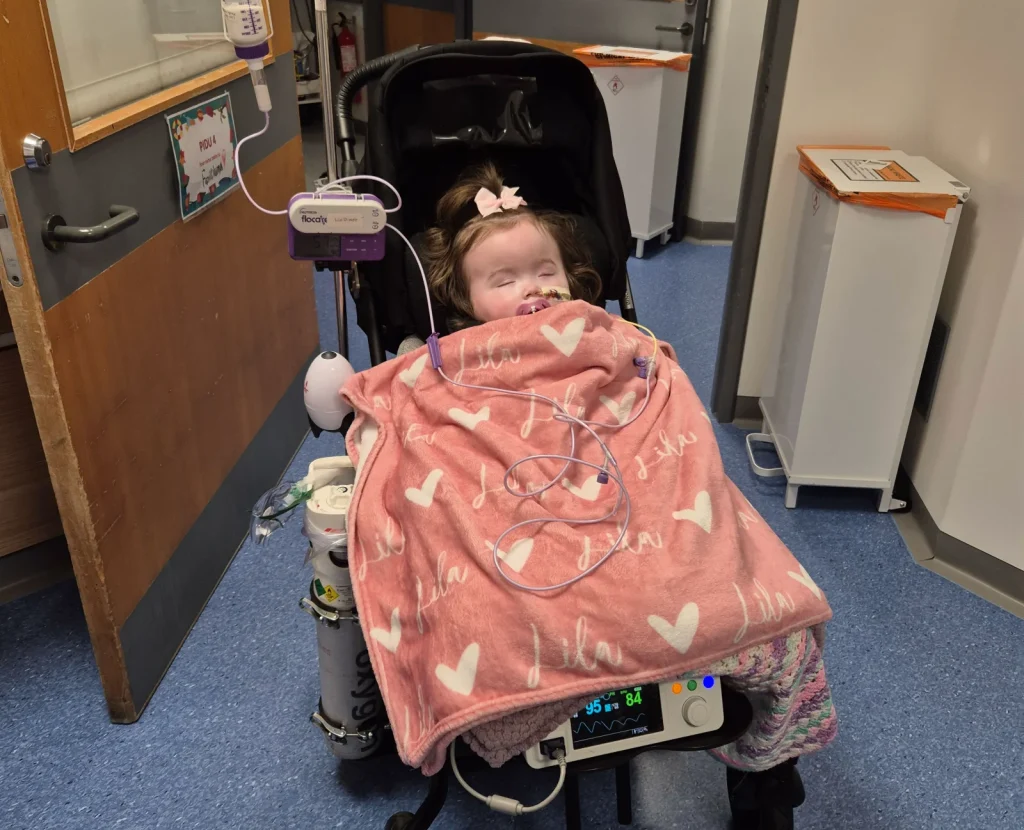 Mum forced to beg for help while daughter dying due to NHS age restrictions on mobility support and continence products. Lila's story highlights systemic failures.