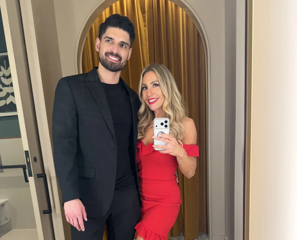 Hairstylist, 51, defends relationship with 20-year-younger boyfriend from Netflix show, insisting he struggles to keep up with her in bed and kids could still be possible.