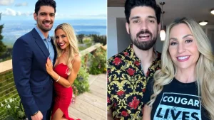 Hairstylist, 51, defends relationship with 20-year-younger boyfriend from Netflix show, insisting he struggles to keep up with her in bed and kids could still be possible.
