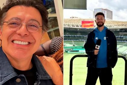 Fred Bruno, the TV presenter shot, on the left; Marcelo Aguiar, the lawmaker arrested, on the right.