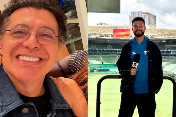 Fred Bruno, the TV presenter shot, on the left; Marcelo Aguiar, the lawmaker arrested, on the right.