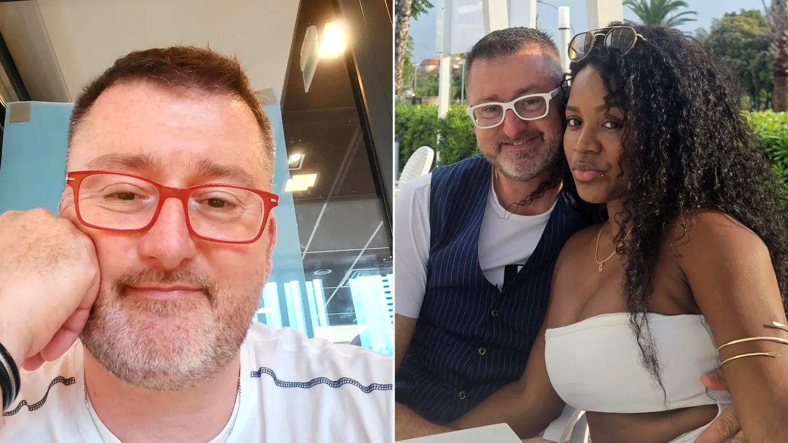 A man who allegedly stabbed his fiancé and mother-of-two to death with a 12.9-inch blade has reportedly turned himself in.