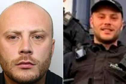 Ex-police officer Ryan Theaker jailed for 11 years after raping woman who told him 'get off me' 300 times during 82-minute assault in Liverpool hotel room.