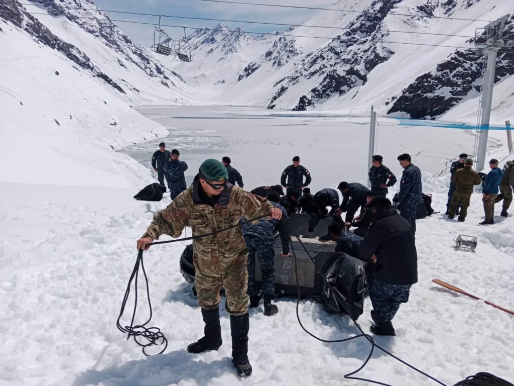 Two mountain climbers die in devastating avalanche at Laguna del Inca in Chilean Andes, swept into freezing lagoon. Magdalena Acuña Jiménez, 56, and Rodrigo Peña Troncoso, 36, killed.
