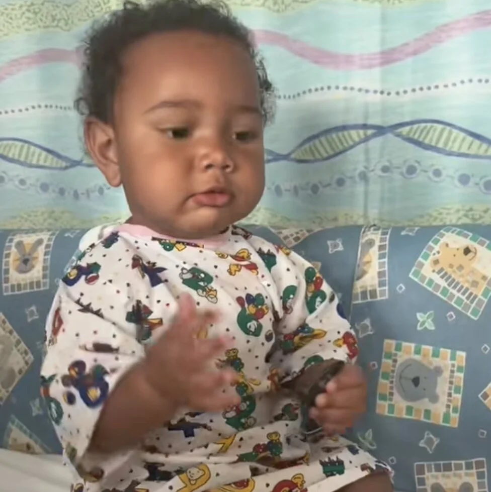 A mother has told of her worry as a huge tumour on her son's side grew so rapidly that it’s forcing his arm into the air.