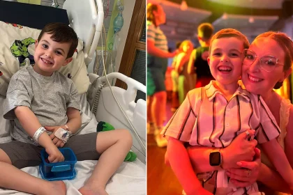 The mother of a four-year-old boy who suffered a sudden stroke while having breakfast has spoken out to share the warning signs - after both she and doctors thought he.