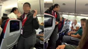 Passenger removed from Delta flight after refusing to swap seats for couple. Man claims unfair treatment and demands explanation for his removal from aircraft.