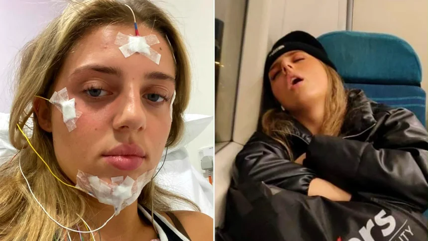 Young woman with narcolepsy reveals how she falls asleep anywhere - on dates, toilets, even exams - but faces mockery and accusations of laziness despite real daily dangers.
