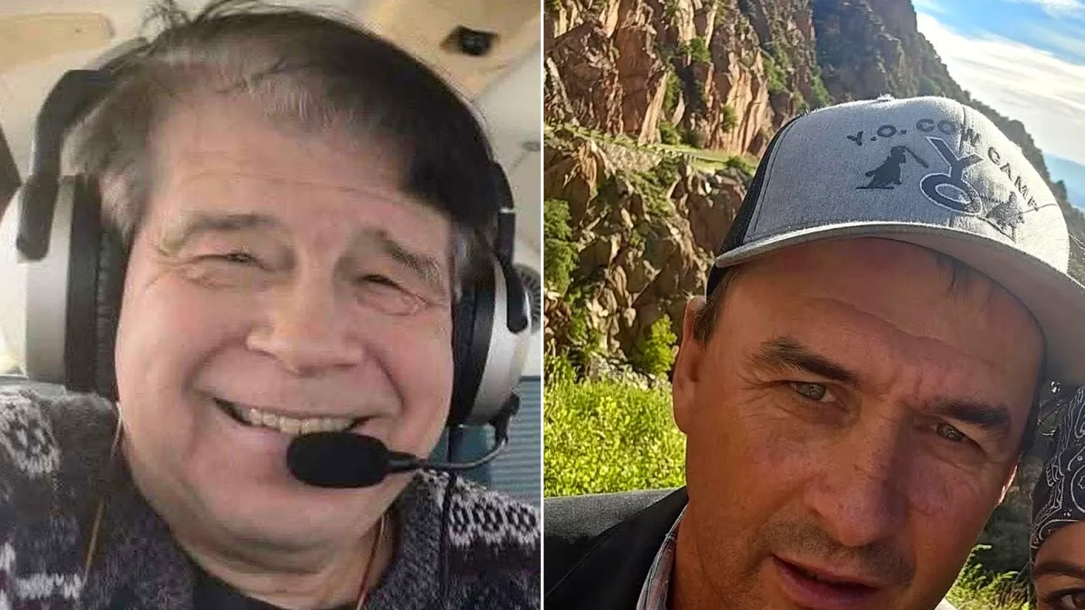 Pilot Nicholas Grachanin, 61, and passenger Jim Merik found dead in plane wreckage after disappearing during flight from Canada to Idaho on October 11.