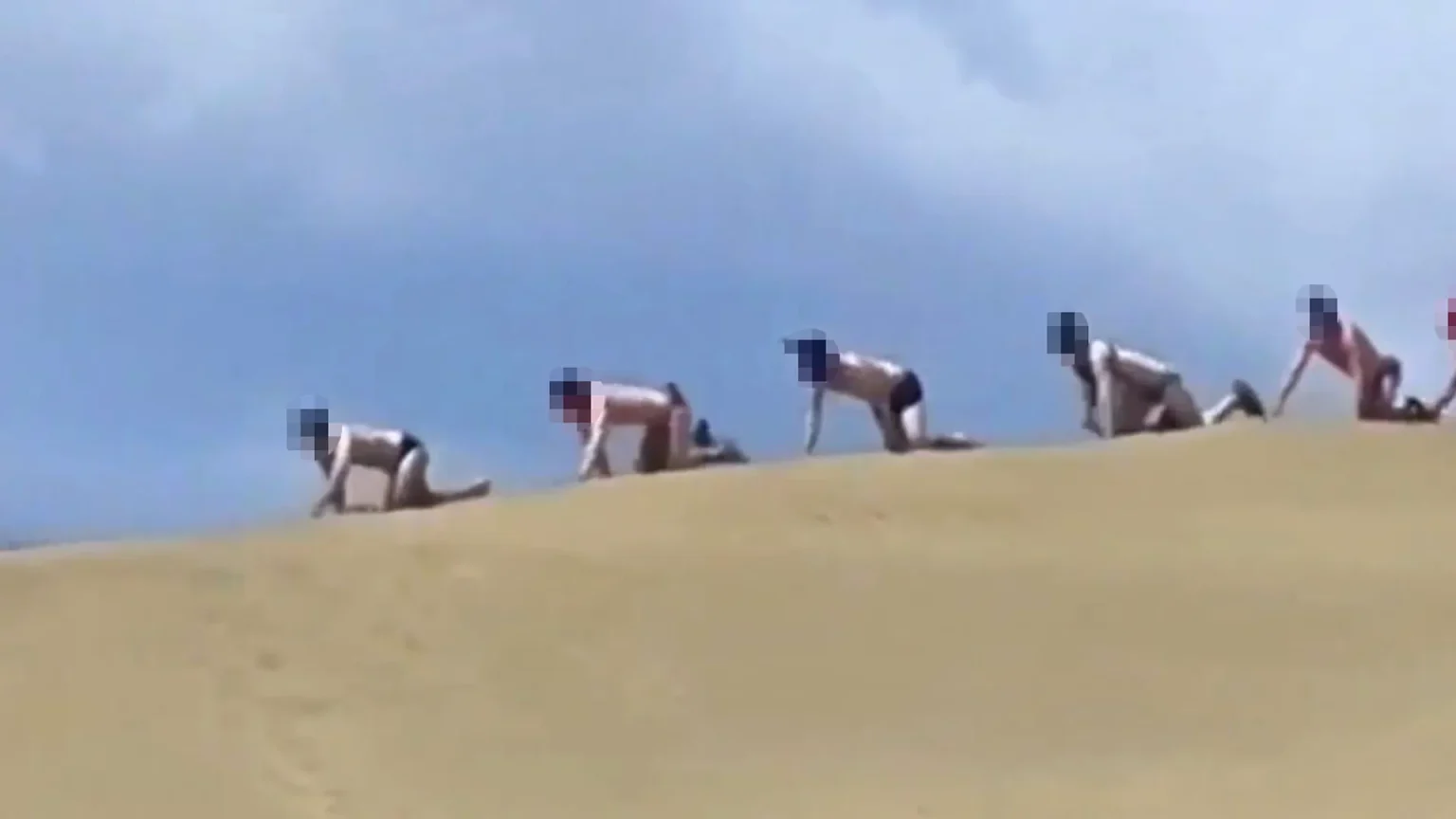 A “puppy parade” organiser faces a fine after kinksters were seen crawling across a protected sand dune. Legal proceedings have been issued against a kinky community.