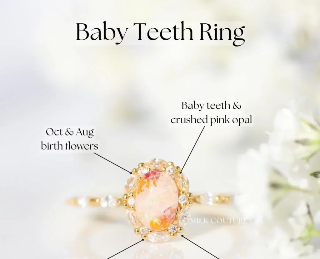 Jewellery designer transforms teeth into stunning keepsake rings prettier than diamonds - even made one for Amanda Holden. Custom pieces start at $130.
