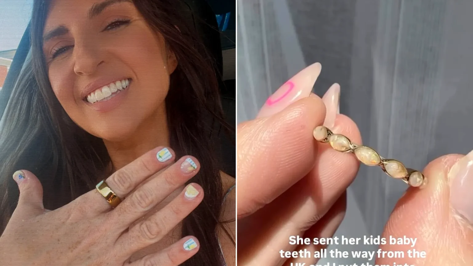 Jewellery designer transforms teeth into stunning keepsake rings prettier than diamonds - even made one for Amanda Holden. Custom pieces start at $130.