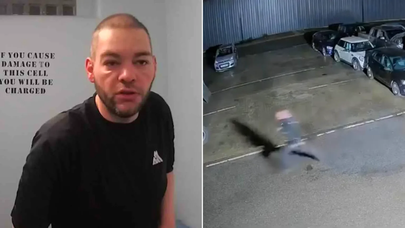 Police officer praised for sprinting after burglar during dramatic arrest at Newark car dealership. Michael Hudson was caught after a nine-day crime spree involving 14 offences.
