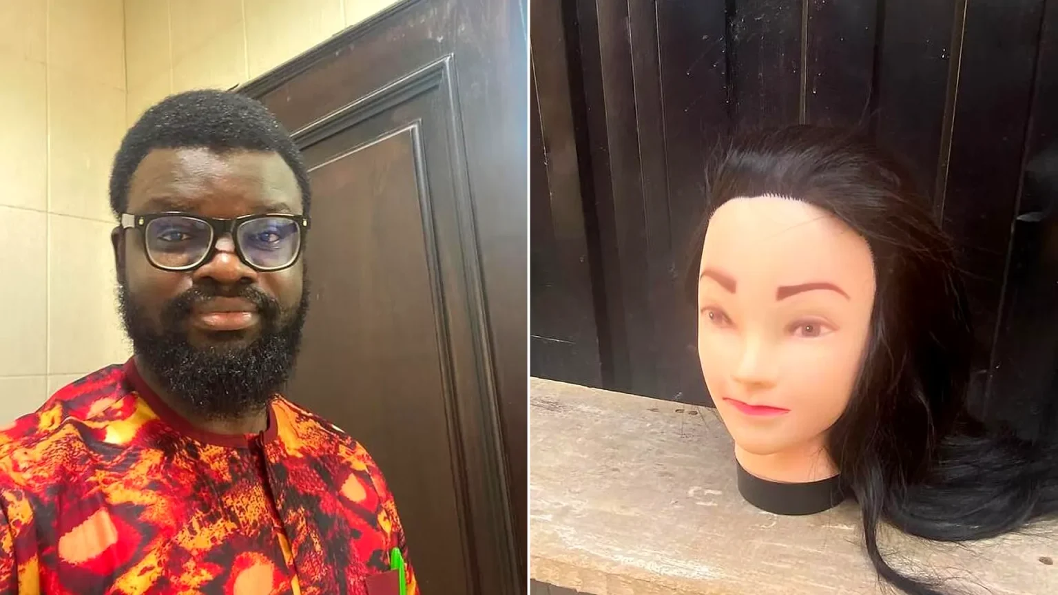 Man detained for six weeks after border control mistook mannequin head packing for cocaine. Nigerian data analyst's visa revoked with lasting consequences.