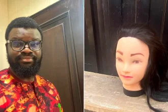 Man detained for six weeks after border control mistook mannequin head packing for cocaine. Nigerian data analyst's visa revoked with lasting consequences.