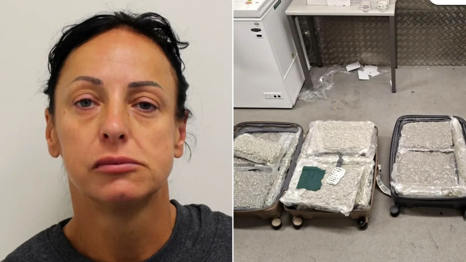 British mum Amy Jayne Durban jailed for 25 months after smuggling £500,000 worth of cannabis into UK from Bangkok. NCA reveals 464% surge in drug couriers.