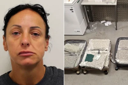 British mum Amy Jayne Durban jailed for 25 months after smuggling £500,000 worth of cannabis into UK from Bangkok. NCA reveals 464% surge in drug couriers.
