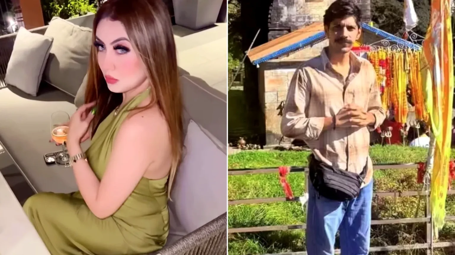 A model accused of murdering her businessman boyfriend has been arrested after an 11-day manhunt, having allegedly fled across borders and worn a burqa to evade police.