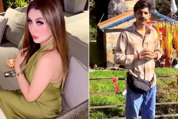A model accused of murdering her businessman boyfriend has been arrested after an 11-day manhunt, having allegedly fled across borders and worn a burqa to evade police.
