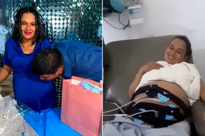 A mum has given birth to four identical baby boys in an extraordinary pregnancy believed to occur just once in every 15 million pregnancies.