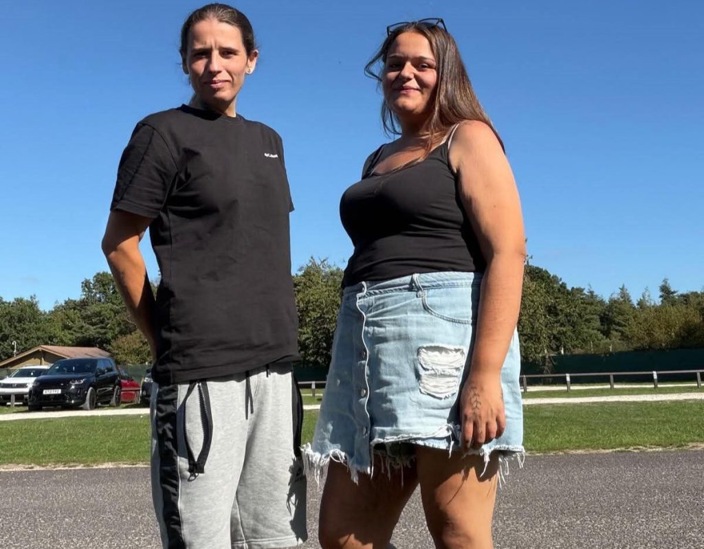 Woman loses half her body weight on Mounjaro after ex called her fat daily and finds love with fellow dieter in WhatsApp support group.